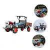 Old-fashioned Walking Tractor Model Alloy Simulation Collection Car Model