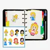 >SALE<8pcs Diamond Mosaic Cartoon Princess Stickers Funny  Adhesive Decals