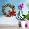Diamond Painting Christmas Wreath Pendant