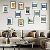12pcs Famous Painting 5D DIY Square Drill Diamond Painting Kits for Adults Beginners Home Decor Diamonds Paintings Gem Art 5.91x7.09in