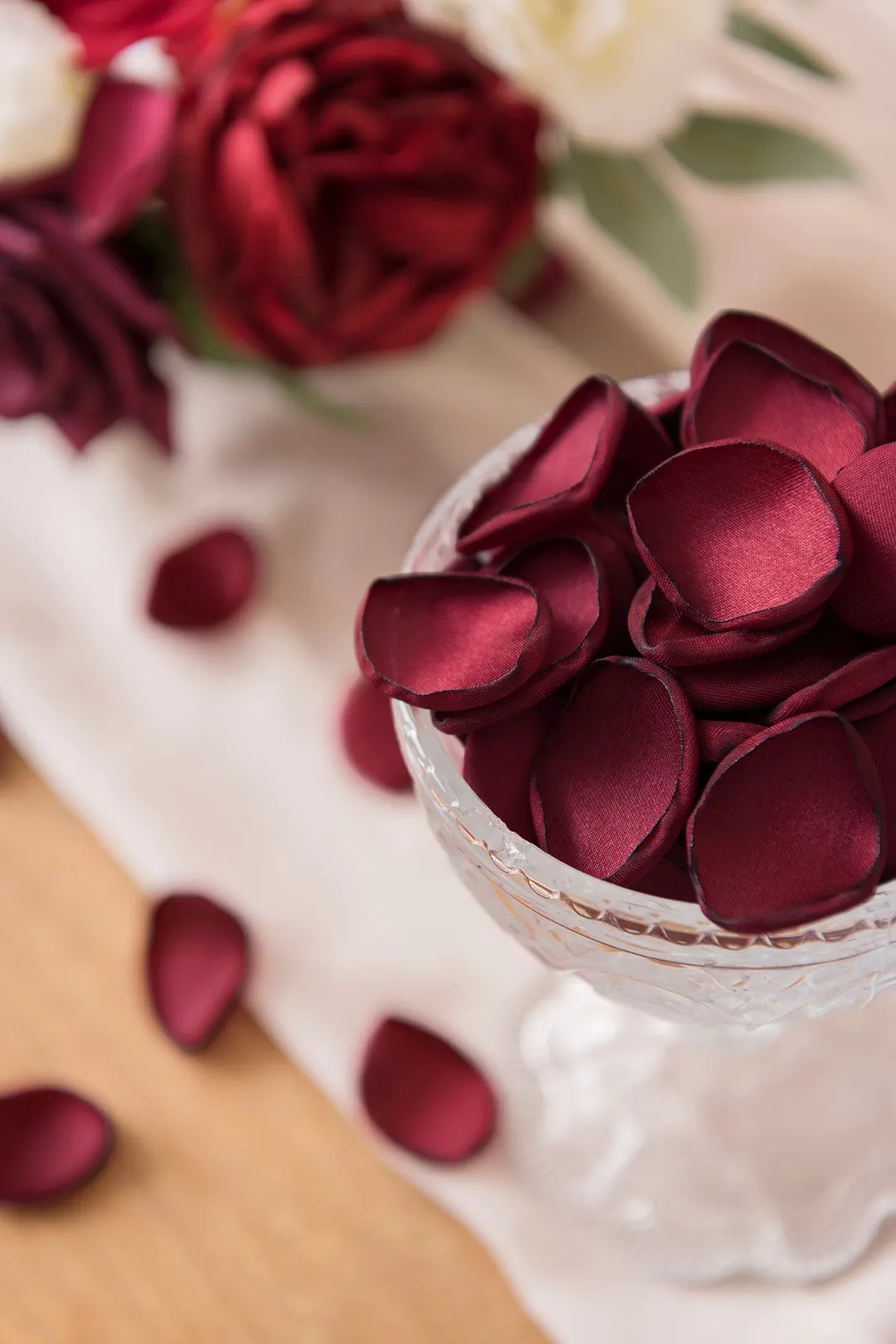 Silk Rose Petals