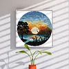 Sunset-14CT Stamped Cross Stitch Kit(31*31cm)