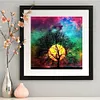 Diamond Painting -DIY Round Drill Moon Tree