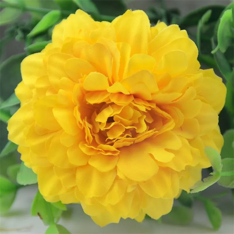 20pcs/lot 7cm  Artificial Silk Dahlia Daisy Chrysanthemum Flower Heads For Home Wedding Decoration Handmade DIY Fake Flowers