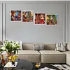 (US Local)4pack Xmas Lady-Special Shaped Diamond Painting Kit(30x30cm)