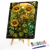 【Limited Stock Sale】（Big Size)Sunflower Glass Painting-Paint by Numbers Acrylic Painting 50*60CM