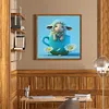 Diamond Painting-DIY Full Round Drill Sheep