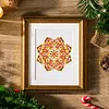 12pcs Mandala 5D DIY Square Drill Diamond Painting Kits for Adults Beginners Home Decor Diamonds Paintings Gem Art 5.91x7.09in