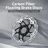 160/180mm Bicycle Rotor Disc 6 Holes Road Bicycle Center Lock Disc for Road Bike