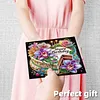 12pcs Diamond Painting Birthday Greeting Card Set with Envelope Daily Wishing Cards for Birthdays Thanksgiving & Special Occasion