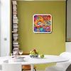 Sunflower Special Shape 5D Diamond Painting Clock Art Craft With Frame Kit