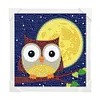 >SALE<5D DIY Full Round Drill Diamond Painting Owl Kit Home Decor Art Craft 15x15cm