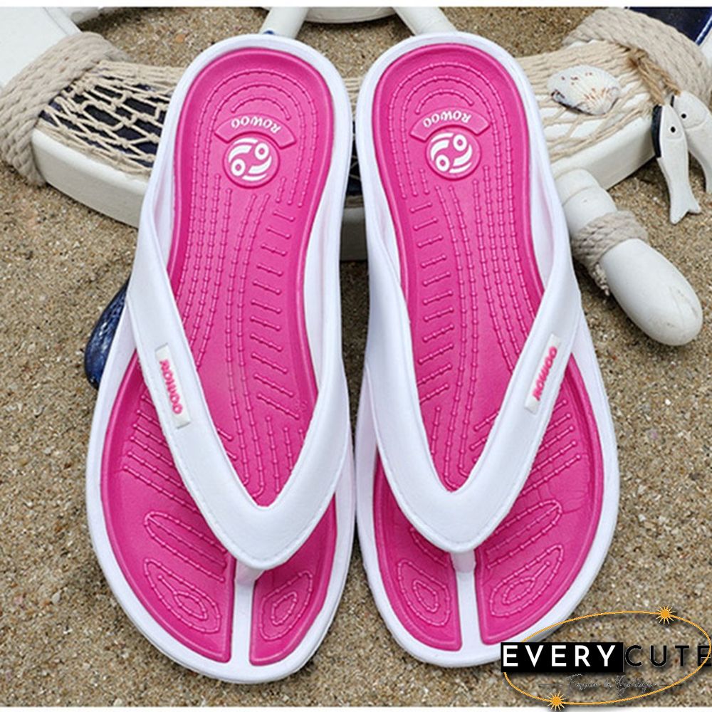 Women Caual Beach Flip Flops 4 Colors Sandal Shoes for Woman Summer Massage Shoes