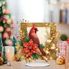 (US Local)Acrylic Diamond Painting Hanging Pendant for Garden Window Decor (Village House)