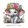 Diamond Painting Acrylic Elephant Desktop Ornament Decorations