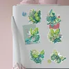 6PCS Diamond Painting Magnets Refrigerator for Adults Kids (Green Butterfly)