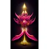 >SALE<Flaming Lotus 5D DIY Diamond Painting Kits Full Round Drill Wall Decor (Y731)