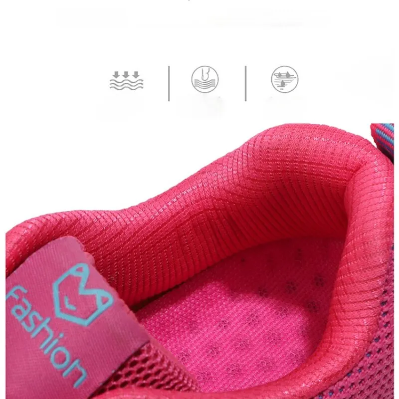 Sports Shoes For Women Outdoor Comfortable Mesh Walking Jogging Ladies Light Flats Shoes Breathable Soft Athletics Weaving