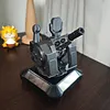 New solar car-mounted car ornaments creative automatic rotating model