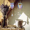 2pcs Crystal Light Catcher Diamond Painting Owl Suncatcher Hanging Kits