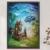 (Big Size)Fairy House - 11CT Stamped Cross Stitch - 50*70cm