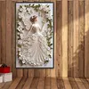 Diamond Painting-DIY Crystal Rhinestone White Dress Fairy(40x70cm)