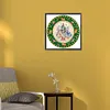 >SALE<5D DIY Partial Special Shaped Drill Diamond Painting Kit Wreath Decor 30x30cm