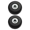 1 Pair Suitcase Wheels Wear Resistant Trolley Case Wheels Repair Tool(50*18mm)