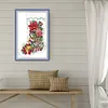 Gabriel Of The Christmas Stocking - 16CT Stamped Cross Stitch 37*52cm/14.57*20.47in(Brand)