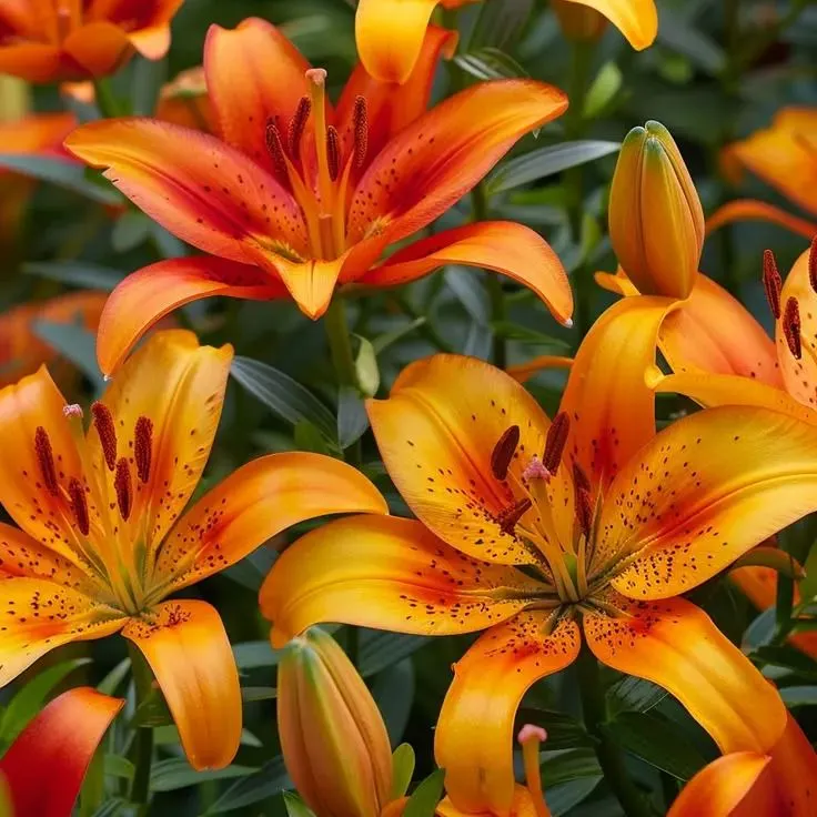 Black Spots Lily-Rare Exquisite Lily Bulbs 🌸