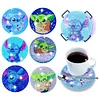 6/8Pcs Diy Diamonds Painting Coasters Cartoon Cup