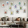 12pcs Flowers-1 5D DIY Square Drill Diamond Painting Kits for Adults Beginners Home Decor Diamonds Paintings Gem Art 5.91x7.09in