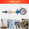 1/4inch Thread Spray Gun Air Regulator Gauge +In-line Oil Water Separator Filter