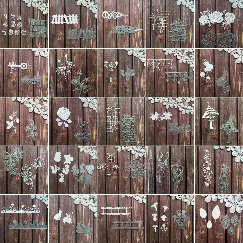 Nigikala Craft metal cutting dies cut die mold New Various Series Scrapbook paper craft knife mould blade punch stencils dies