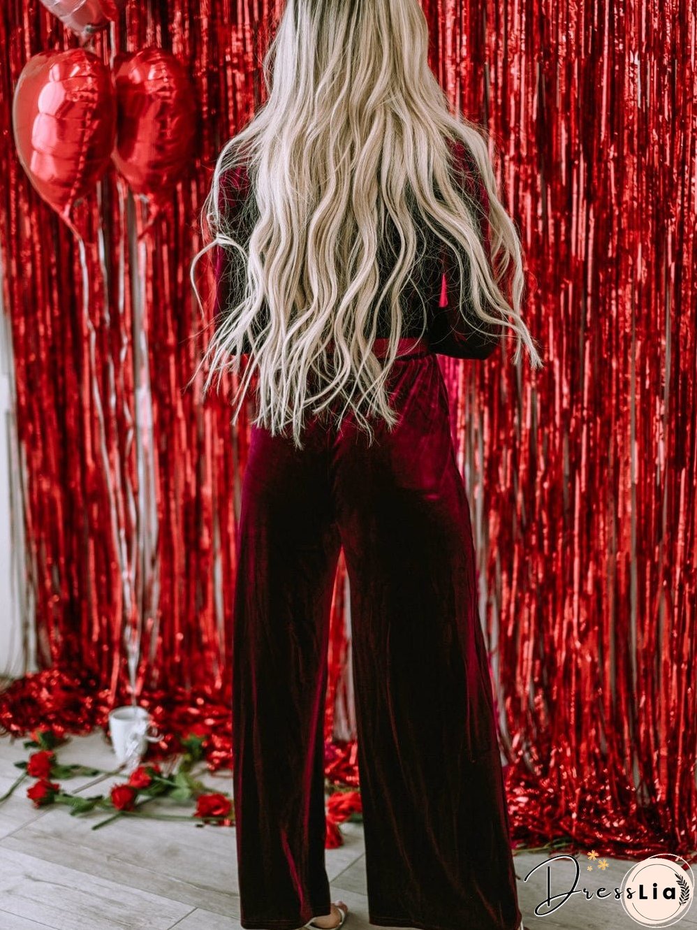 Velvet Jumpsuit: New Year's Eve Ready