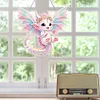 >SALE<Single-Side Dragon Diamond Art Hanging Pendant for Office Decor (White Wings)