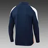2024/2025 Real Madrid Half-Pull Training Suit Royal Blue-White Football Shirt 1:1 Thai Quality