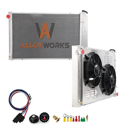 t*a様 ALLOYWORKS 3列 オールアルミラジエーター 87-06 ジー Aluminum Radiators