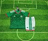 2026 Kids Size Mexico National Home Football Shirt 1:1 Thai Quality 