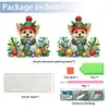 Acrylic Double Sided Christmas 5D DIY Diamond Art Paper Towel Storage Rack Napkin Holder Kit