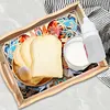 DIY Diamond Painting Wooden Tray Food Tray with Handle Living Room Decoration Donut Wooden Tray Kit