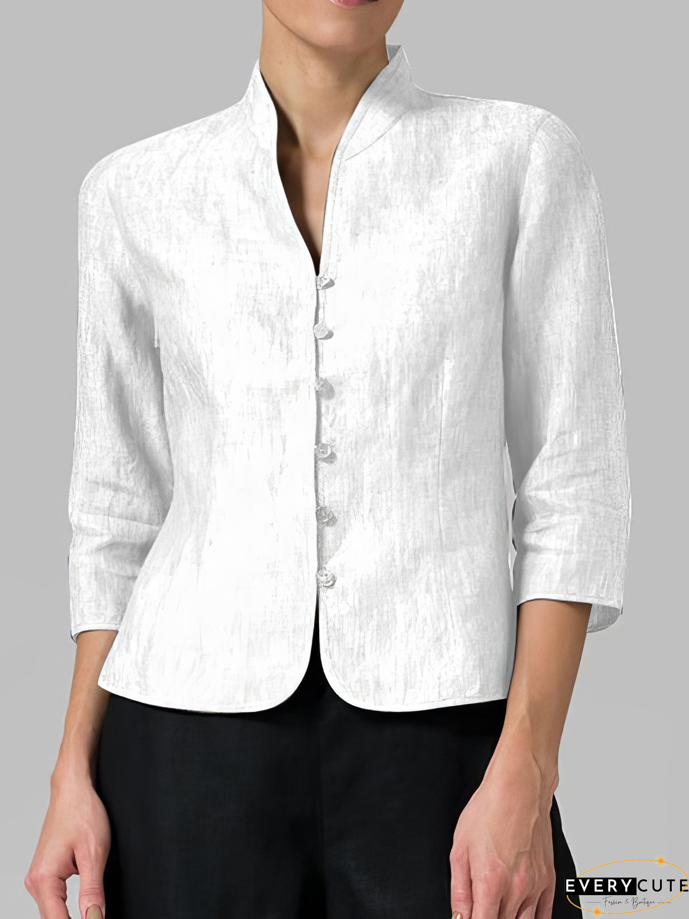 Elegant Cotton Linen Top
