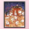 New Year Rabbit - 11CT Stamped Cross Stitch - 40*50cm