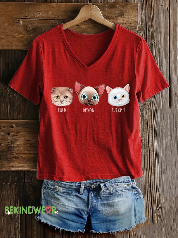 Women&rsquo;s Casual Social Democracy Printed T-shirt Red / S