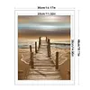 (2Pcs) Seaside Scenery-11CT Stamped Cross Stitch 40*40/36*46cm