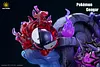 Big & 1/20 Scale World Zukan Throne Gengar Family - Pokemon Statue - sun Studio