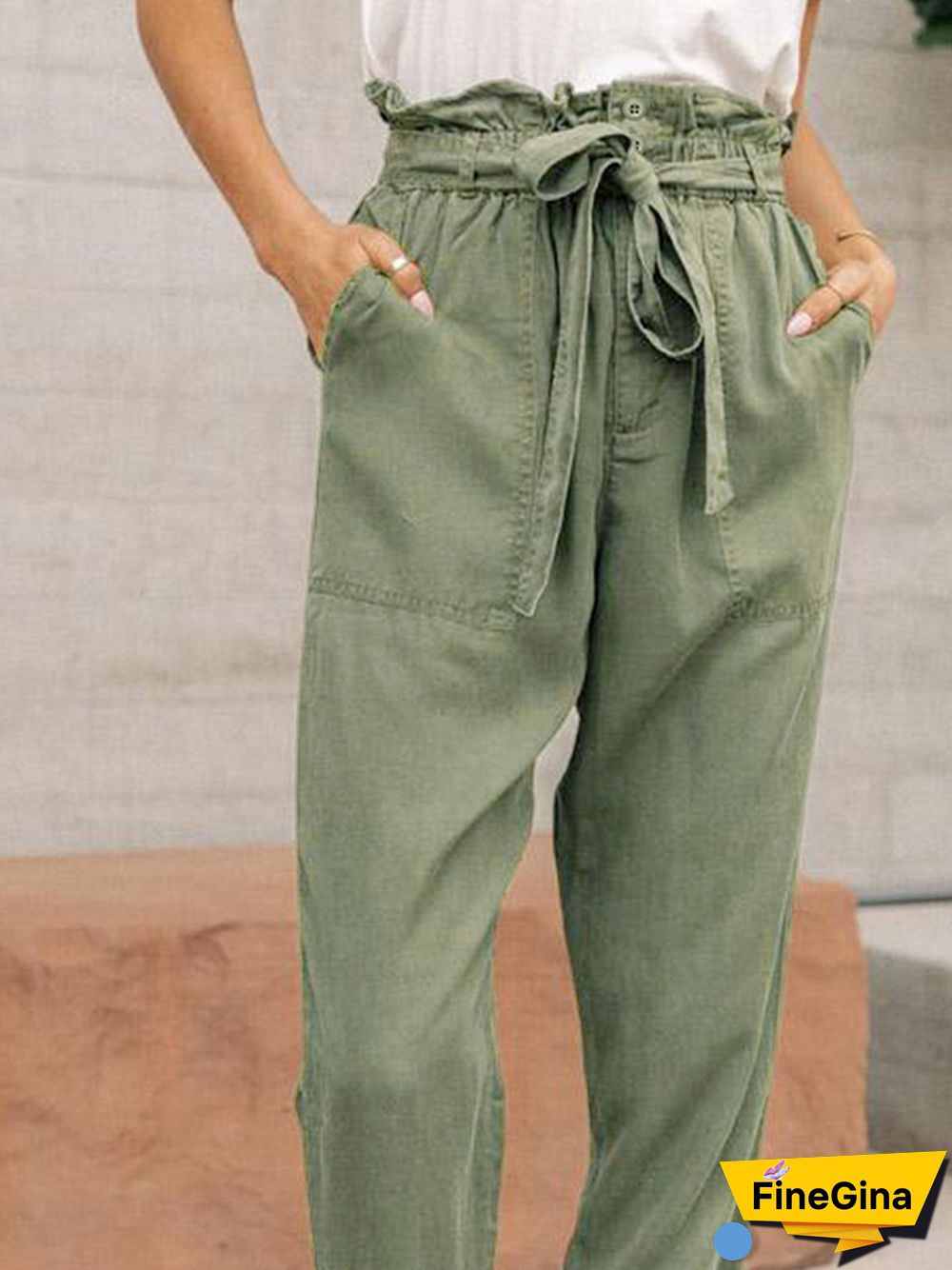 Casual Plain Pants
