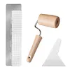 (US Local)3pcs 5D Diamond Painting Tool Set Wood Roller DIY Diamond Drawing Tool DIY Diamond Art Accessories