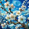 (US Local)Pear Blossom-11CT Stamped Cross Stitch Kit(40x40cm)