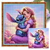 Rapunzel And Stitch-11CT Stamped Cross Stitch 40*40cm/15.75*15.75in